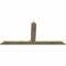 Ekena Millwork Portland Rough Sawn Timber Gable Bracket, Douglas Fir, 84"W x 38"H x 2"D x 6"F, 11/12 Pitch GBW084X38X0206POR00RDF - alternate 4